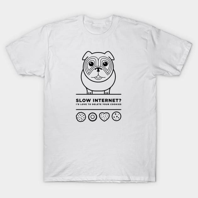 The helpful pug T-Shirt by StripedBlackCat